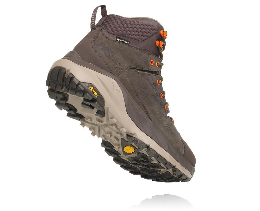 Hoka Australia One One Kaha GORE-TEX - Mens Hiking Boots Brown - WMGLZ-9312